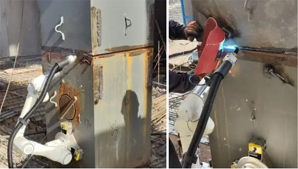 米兰·(milan)中国协作机器人：建筑钢结构移动焊接机器人